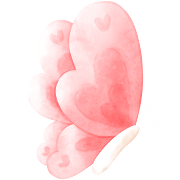 pink butterfly, watercolor butterfly, butterfly illustration, cute butterfly png