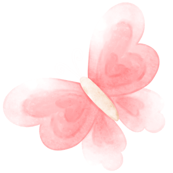 pink butterfly, watercolor butterfly, butterfly illustration, cute butterfly png