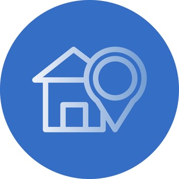 Home Destination Vector Icon Design