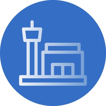 Airport Vector Icon Design