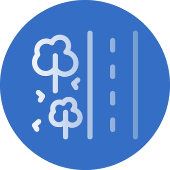 Roadside Vector Icon Design