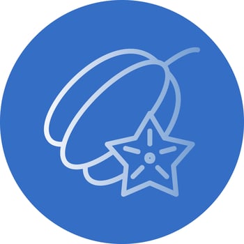 Carambola Vector Icon Design
