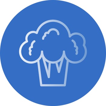 Broccoli Vector Icon Design