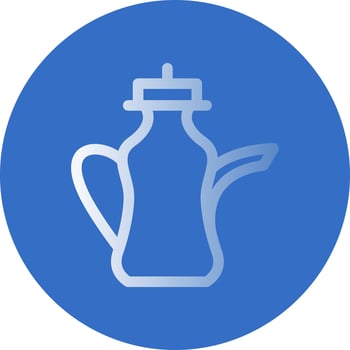 Arabic Teapot Vector Icon Design