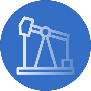 Oil Pump Vector Icon Design