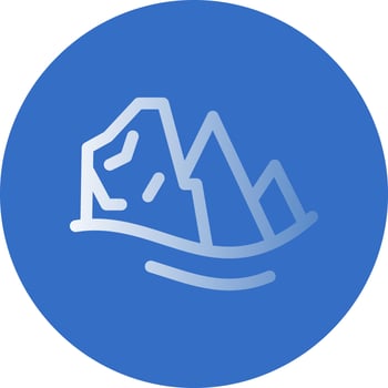 Mountains Vector Icon Design