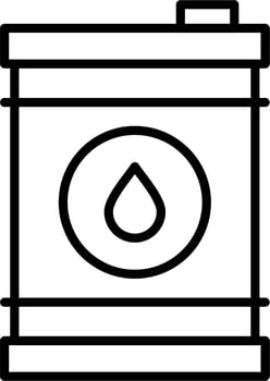 Oil Barrel Vector Icon