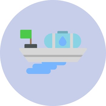Water Pollution Vector Icon