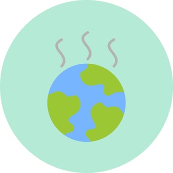 Global Warming Icon vector