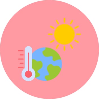 Hot Weather Vector Icon