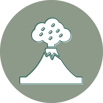 Volcano Vector Icon
