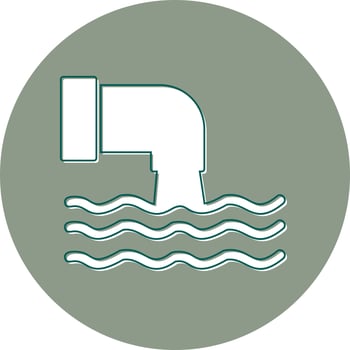 Waste Water Vector Icon