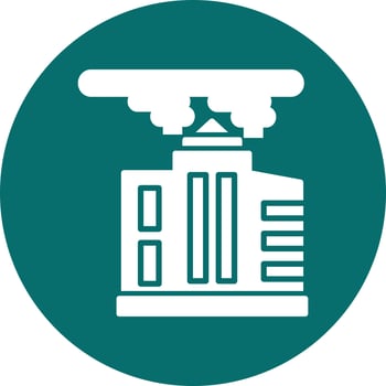 City Pollution Vector Icon