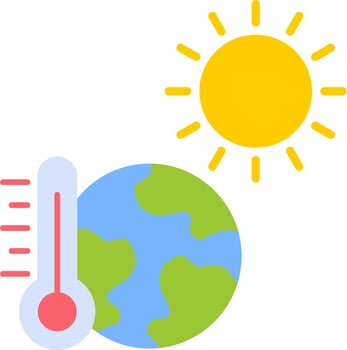 Hot Weather Vector Icon
