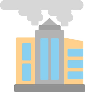 City Pollution Vector Icon