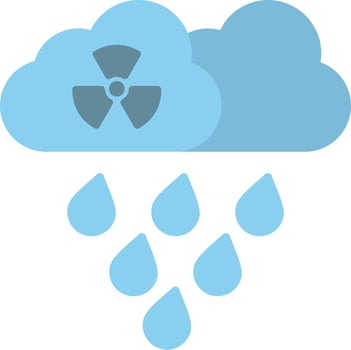 Acid Rain Vector Icon