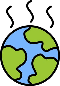 Global Warming Icon vector