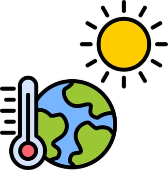 Hot Weather Vector Icon