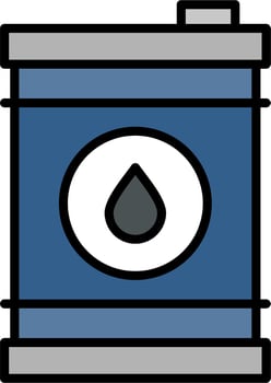 Oil Barrel Vector Icon