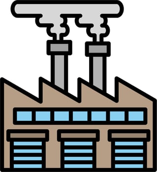 Factory Vector Icon