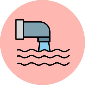 Waste Water Vector Icon