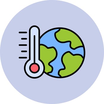 Global Warming Vector Icon