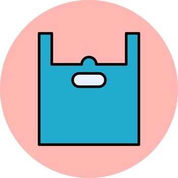 Plastic Bag Vector Icon