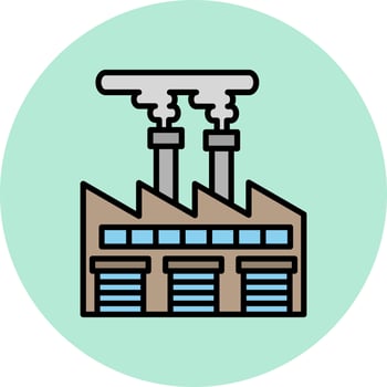 Factory Vector Icon