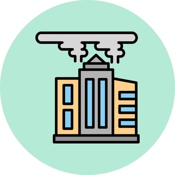 City Pollution Vector Icon