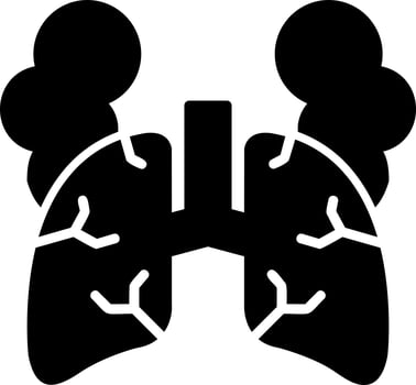 Lungs with smoke vector