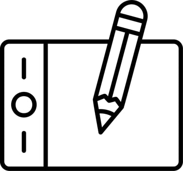 Graphic Tablet Vector Icon