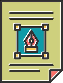 Magazine Vector Icon