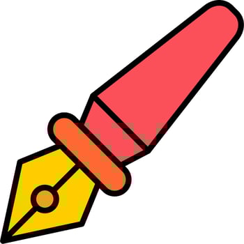 Fountain Pen Vector Icon