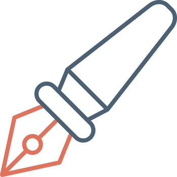Fountain Pen Vector Icon