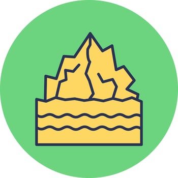 Iceberg Vector Icon