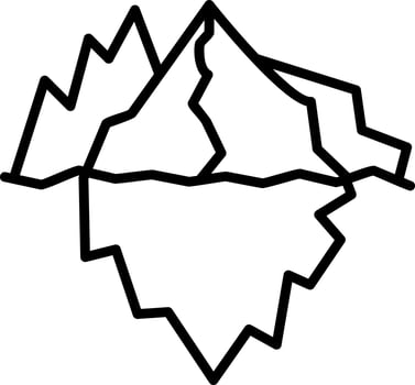 Iceberg Vector Icon