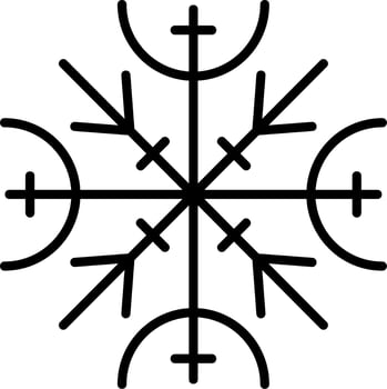 Galdrastafir Vector Icon