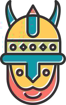 Viking Vector Icon