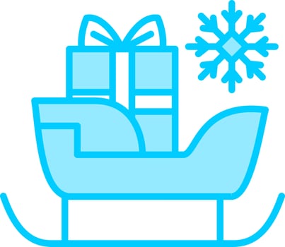 Sleigh Vector Icon