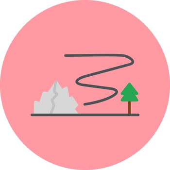 Northern Lights Vector Icon