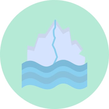 Iceberg Vector Icon