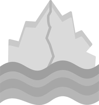 Iceberg Vector Icon