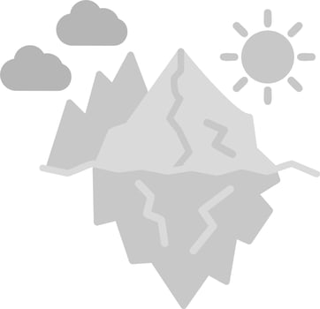 Glacier Vector Icon