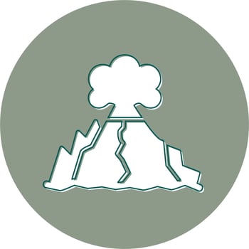 Volcano Vector Icon