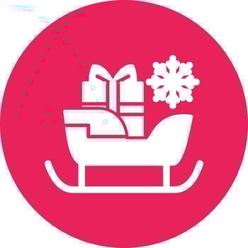 Sleigh Vector Icon