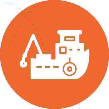 Fishing Boat Vector Icon
