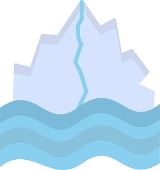 Iceberg Vector Icon