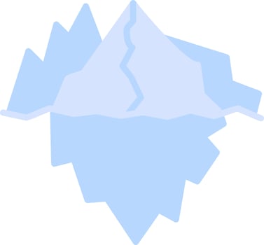 Iceberg Vector Icon