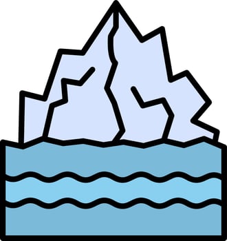 Iceberg Vector Icon