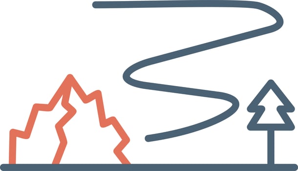 Northern Lights Vector Icon